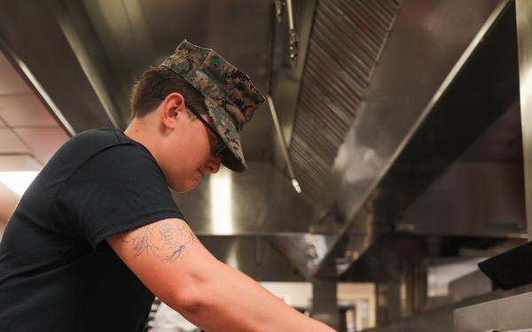 Parris Island Mess Hall Marines compete in “Chef of the Quarter” event