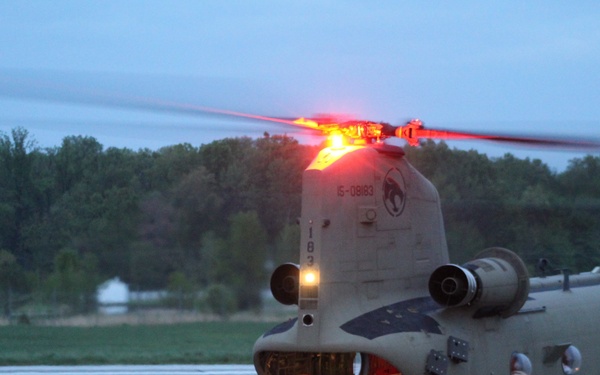 Task Force Aviation resupplies Task Force Ops at VR/GR19