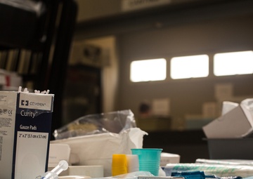 U.S. service members perform medical care at Innovative Readiness Training Puerto Rico 2019