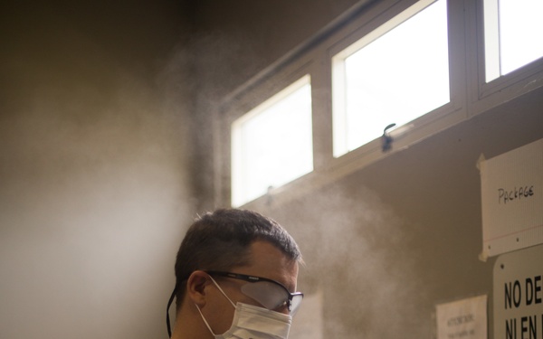 U.S. service members perform medical care at Innovative Readiness Training Puerto Rico 2019