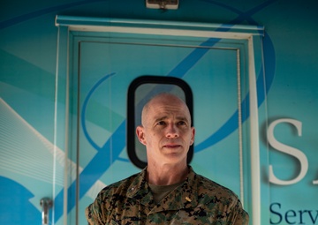 4th MLG commanding general, 4th Dental Battalion commanding officer visit service members supporting IRT Puerto Rico 2019