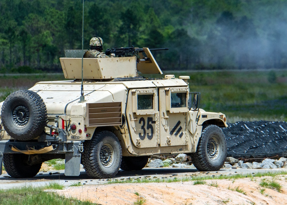 4-118th Soldiers Aim Sights Durning Annual Training