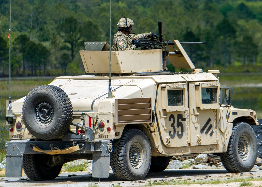 4-118th Soldiers Aim Sights Durning Annual Training