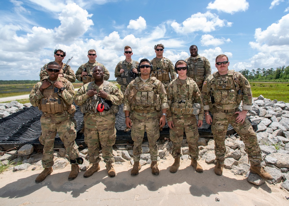 4-118th Soldiers Aim Sights Durning Annual Training