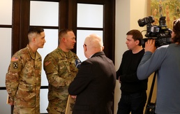 U.S. Soldiers utilize medical training to save Latvian man