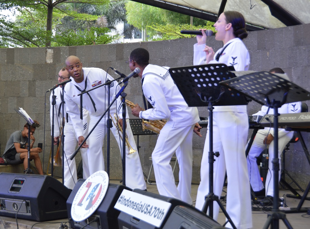 Seventh Fleet Band Indonesia Bus Tour