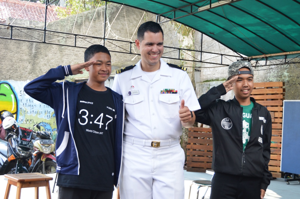 Seventh Fleet Band Indonesia Bus Tour