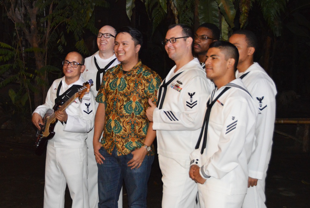 Seventh Fleet Band Indonesia Bus Tour