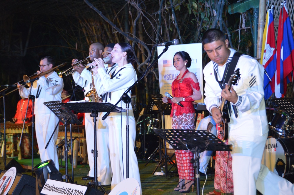 Seventh Fleet Band Indonesia Bus Tour