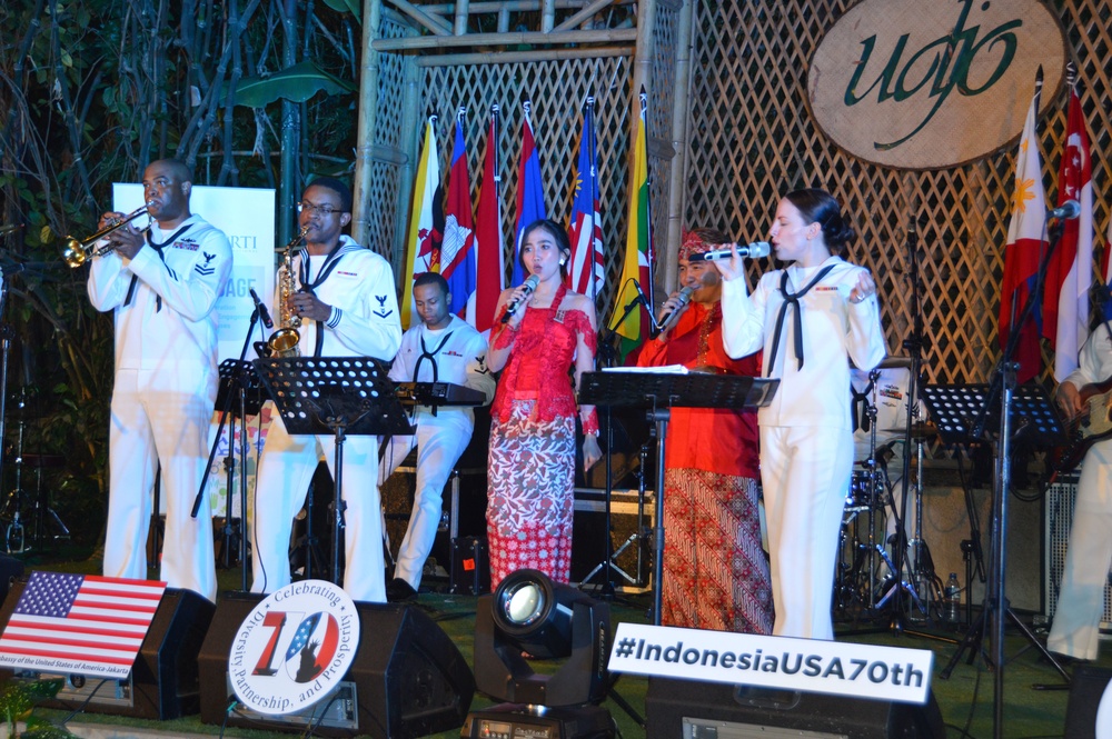 Seventh Fleet Band Indonesia Bus Tour