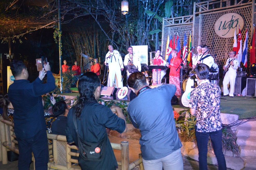 Seventh Fleet Band Indonesia Bus Tour