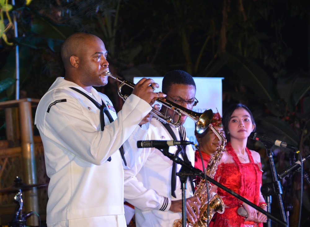 Seventh Fleet Band Indonesia Bus Tour