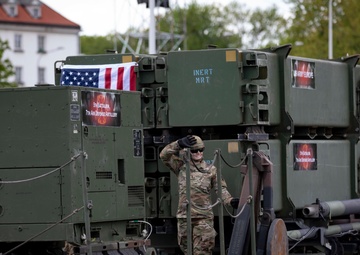 U.S. Army Soldiers participate in Poland's Constitution Day Parade