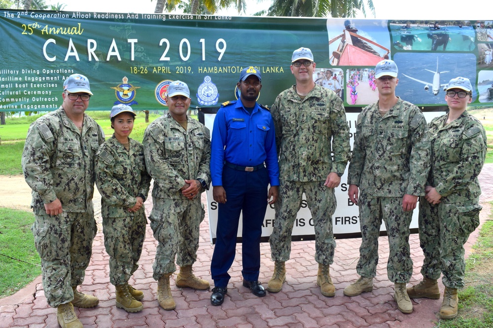 U.S., Sri Lanka Navy Partnership Strong During CARAT 2019