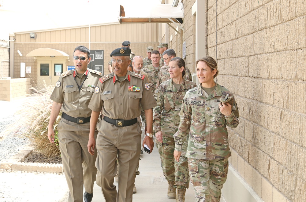 MG Ibrahim visits 452d CSH