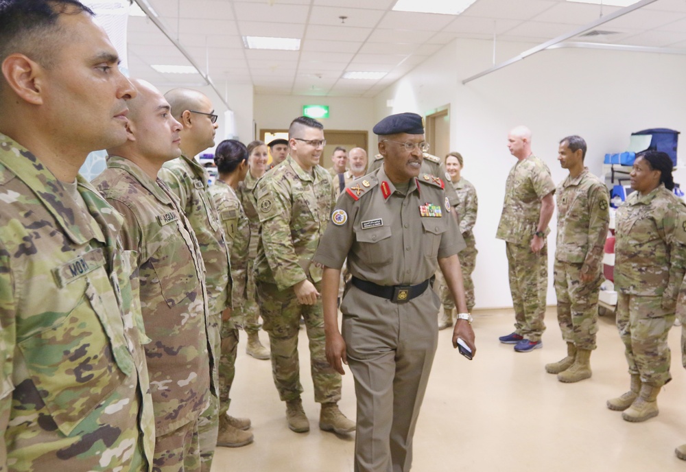 MG Ibrahim visits 452d CSH