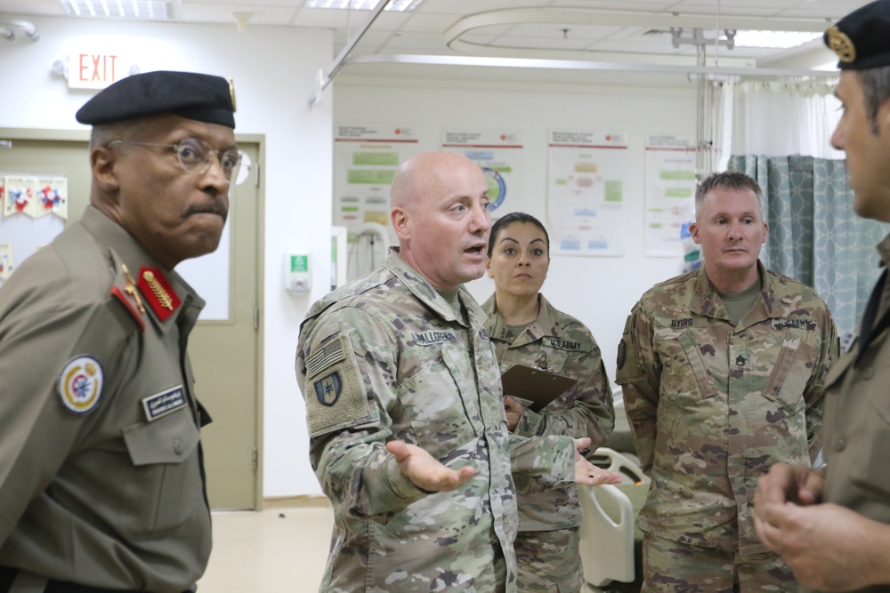 MG Ibrahim visits 452d CSH