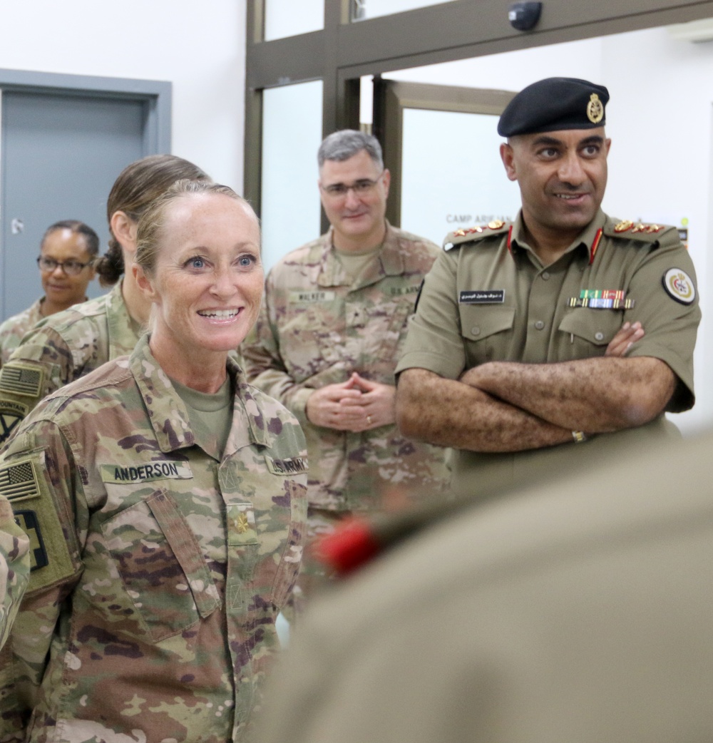 MG Ibrahim visits 452d CSH