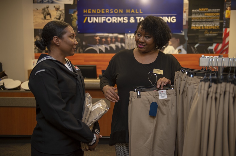 2018 Reserve Sailor of the Year Fitted for new uniform