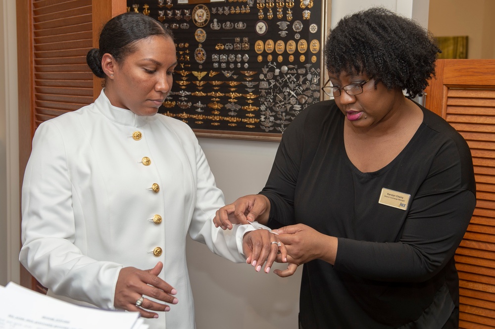 2018 Reserve Sailor of the Year Fitted for CPO Uniforms