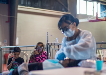 Children receive medical care, play with service members at IRT Puerto Rico 2019