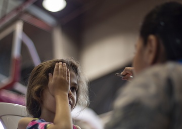 Children receive medical care, play with service members at IRT Puerto Rico 2019