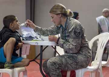 Children receive medical care, play with service members at IRT Puerto Rico 2019