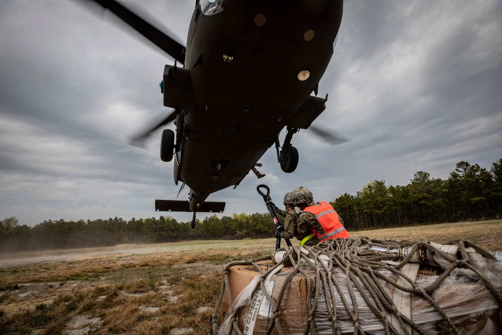 250th Brigade Support Battalion sling load training