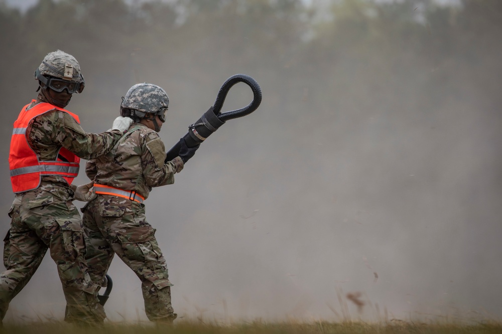 250th Brigade Support Battalion sling load training