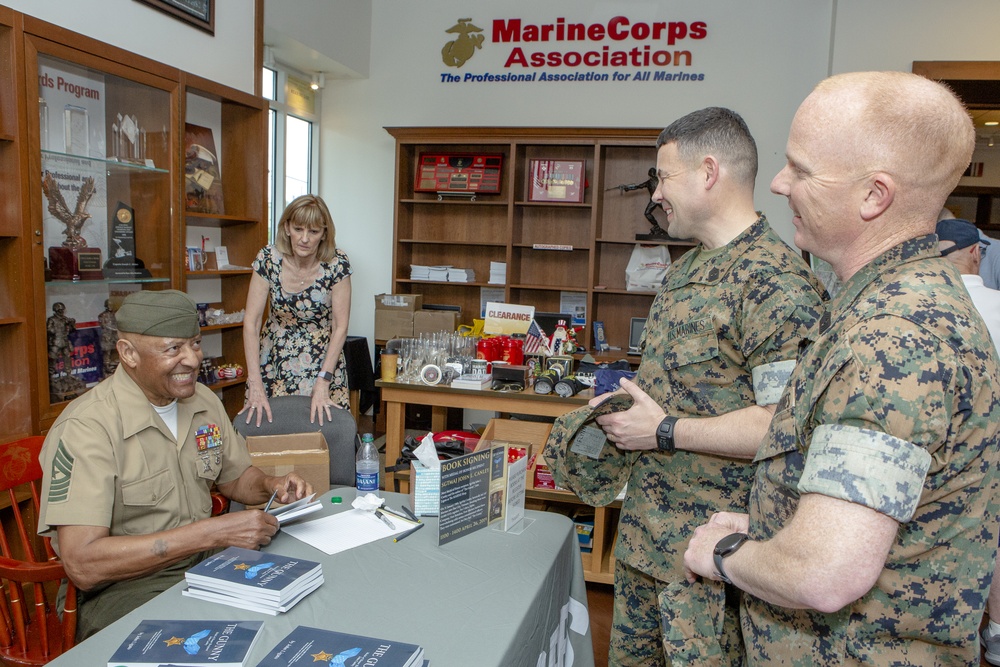 Book Signing At The Marine Shop