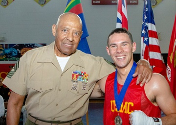 SMMC at USMC boxing match with Royal Marines