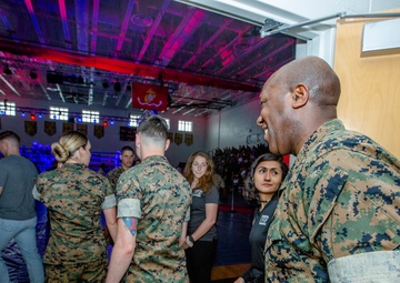 SMMC at USMC boxing match with Royal Marines