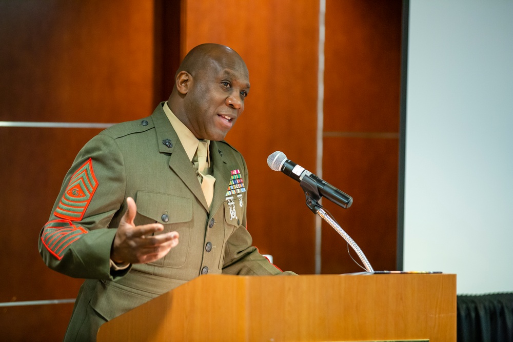 SMMC speaks at Geico Military Service Awards Ceremony