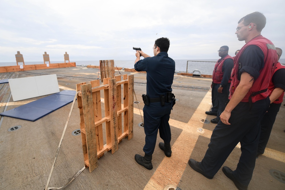 USS Spruance Small-Arms Qualifications Course