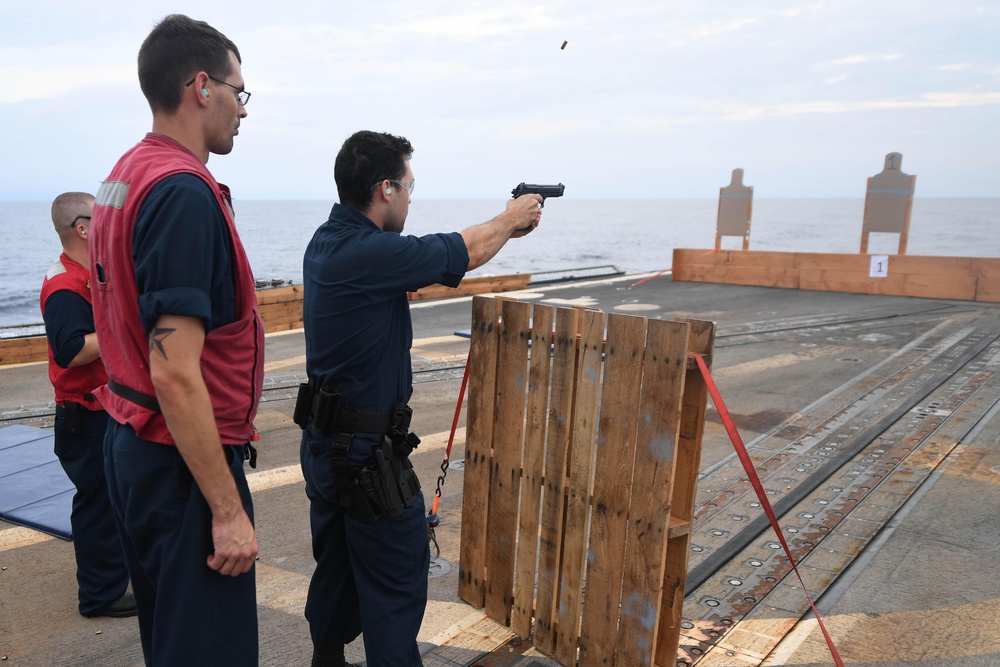 USS Spruance Small-Arms Qualifications Course