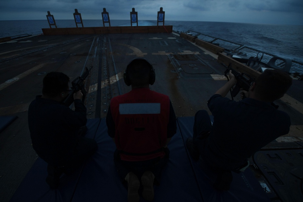 USS Spruance Small-Arms Qualifications Course