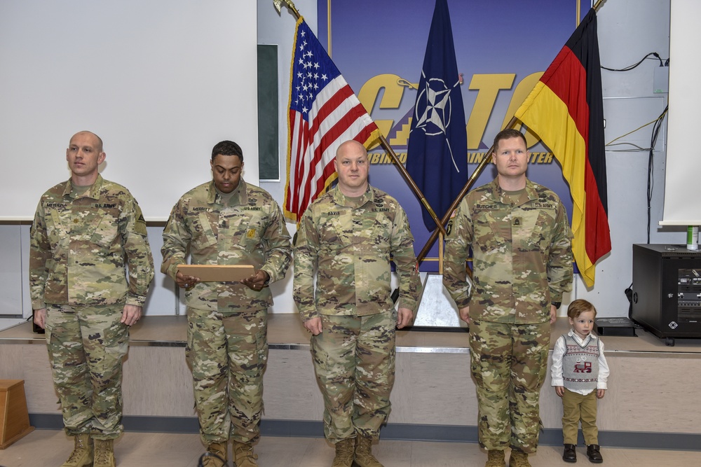 Sgt. 1st Class Dean Butcher awarded Basic Army Instructor Badge