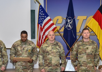 Sgt. 1st Class Dean Butcher awarded Basic Army Instructor Badge