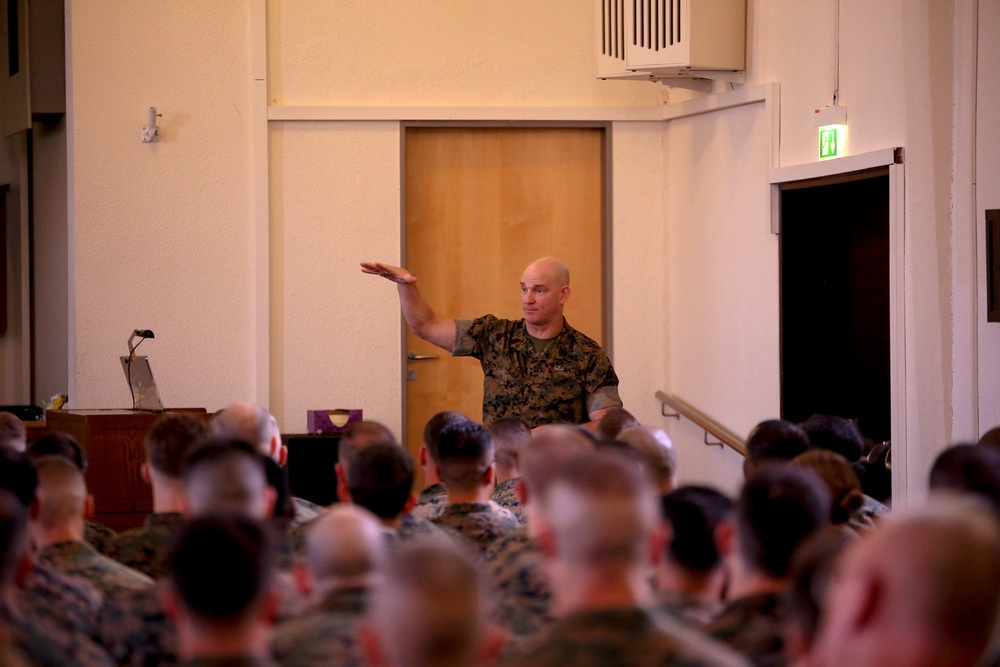 Sgt.Maj. Black brief