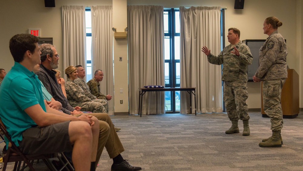 Master Sgt. Victoria Kenny promoted to rank of Senior Master Sgt.