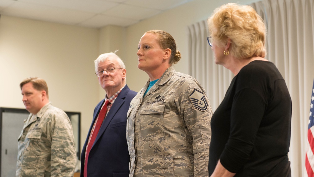 Master Sgt. Victoria Kenny promoted to rank of Senior Master Sgt.