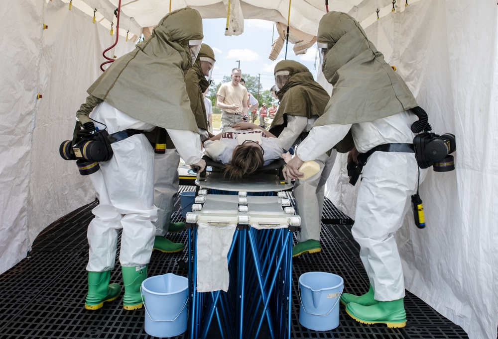 20th MDG train for CBRN attack