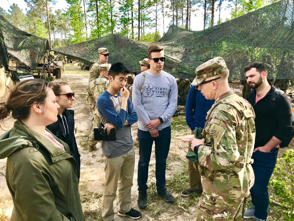Students from Princeton University’s Woodrow Wilson School of Public and International Affairs visited the Joint Readiness Training Center