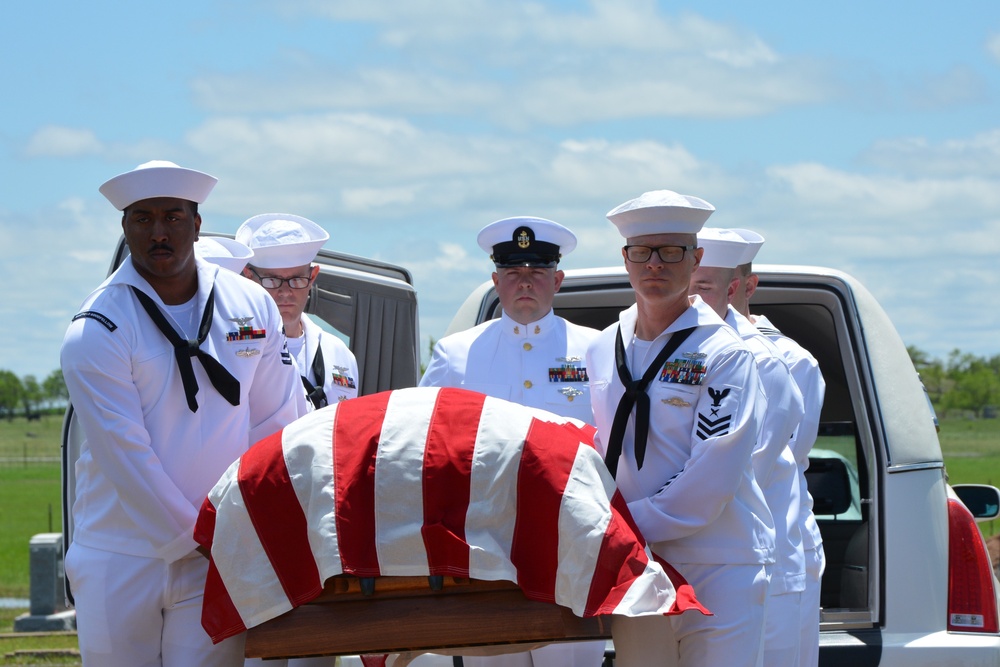 Texas Sailors Honor, Pay Respects to World War II Sailor