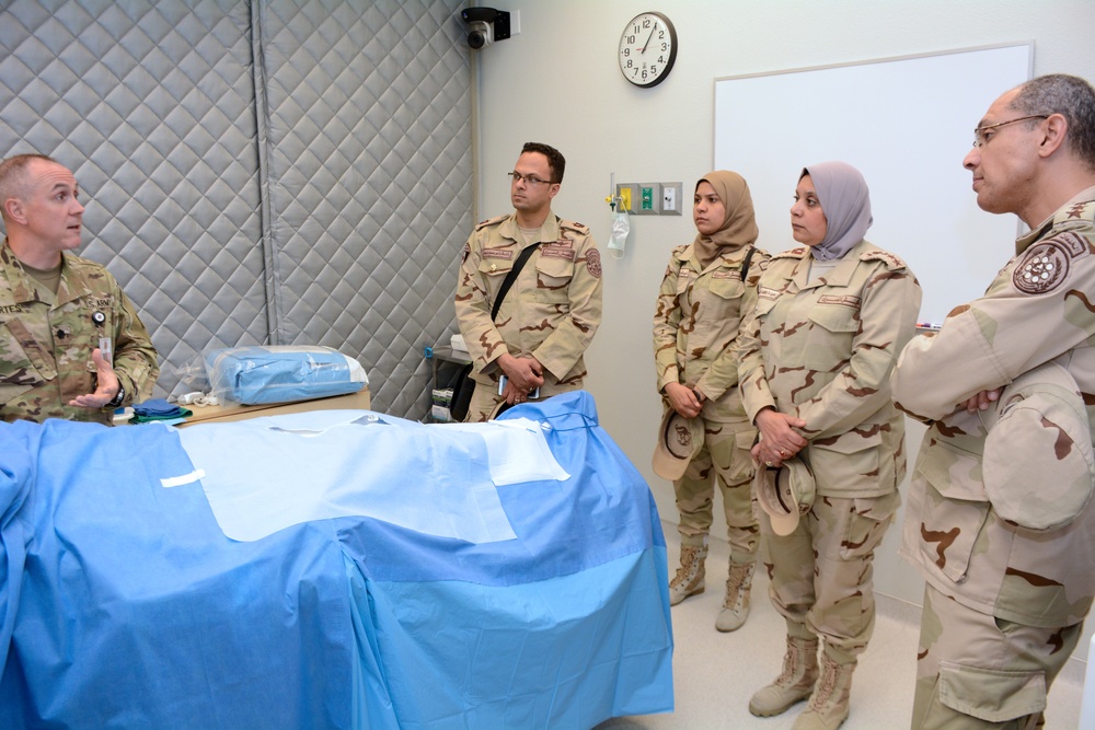 gyptian Ministry of Defense, along with members of their staffs, visited the AMEDDC&amp;S HRCoE