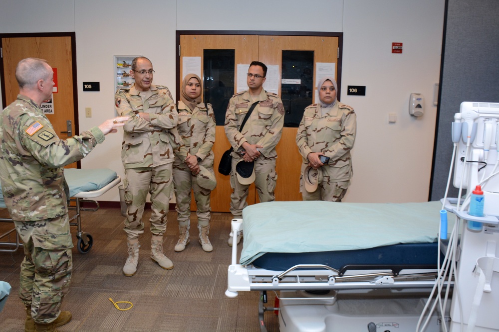 gyptian Ministry of Defense, along with members of their staffs, visited the AMEDDC&amp;S HRCoE