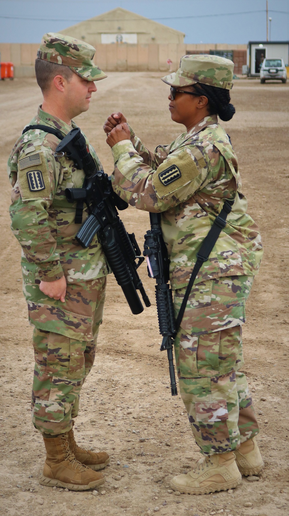 529th CSSB Promotions and Award Ceremony for Sgt. Jake Merriman, Sgt. Allen Hines, and Sgt. Roger Jackson