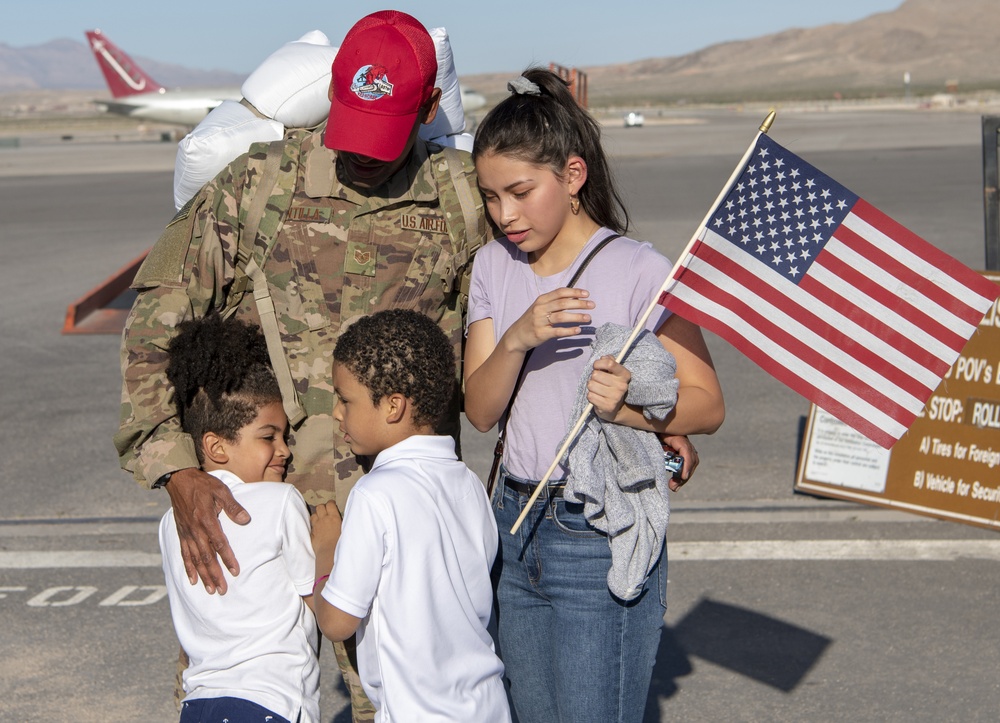 820th RED HORSE Airmen return home