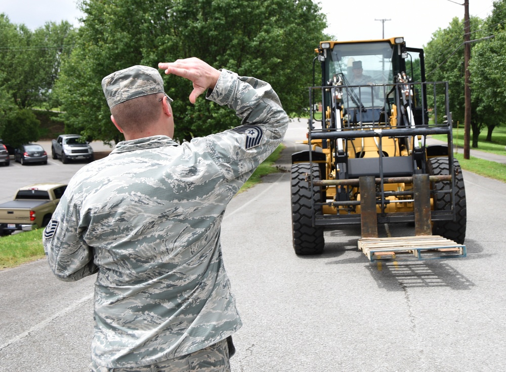 Forklift operation training