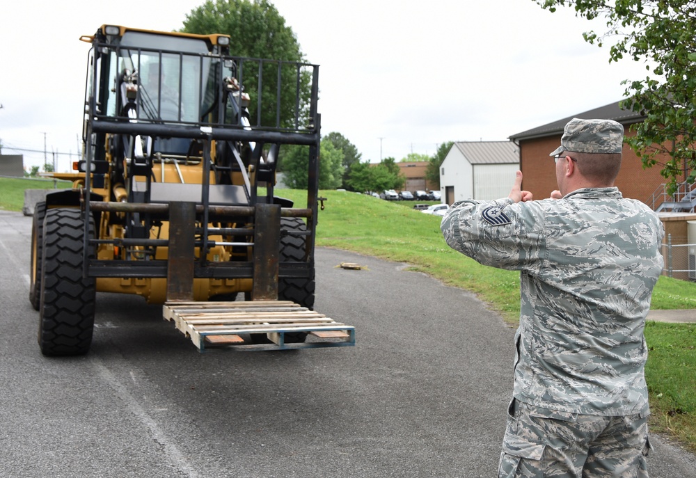 Forklift operation training